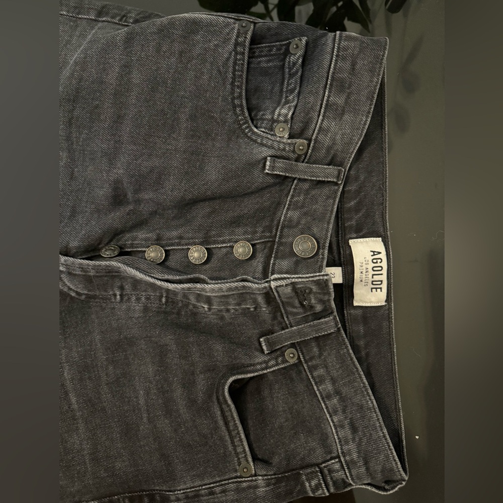 agolde jeans black 23 (skinny)